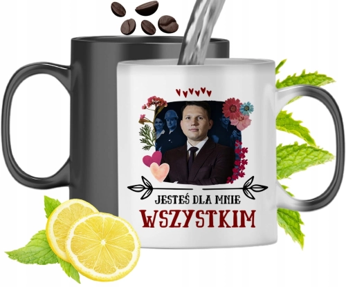 Kubek Magiczny Sławomir Mentzen Zmieniający Kolor Z Nadrukiem Ze Zdjęciem