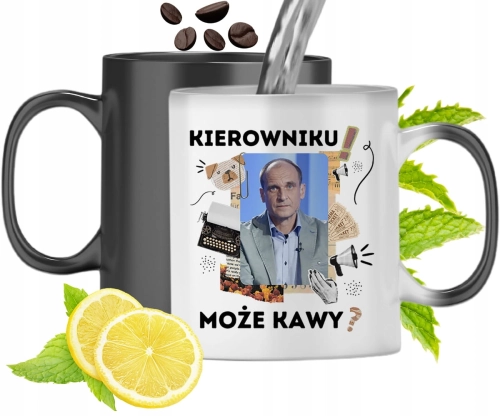 Kubek Magiczny Paweł Kukiz Zmieniający Kolor Z Nadrukiem Ze Zdjęciem
