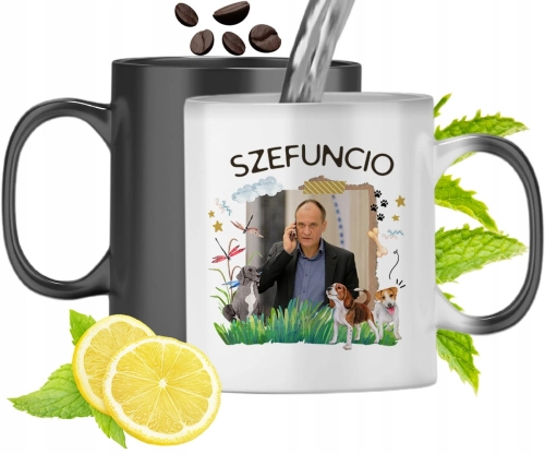 Kubek Magiczny Paweł Kukiz Zmieniający Kolor Z Nadrukiem Ze Zdjęciem