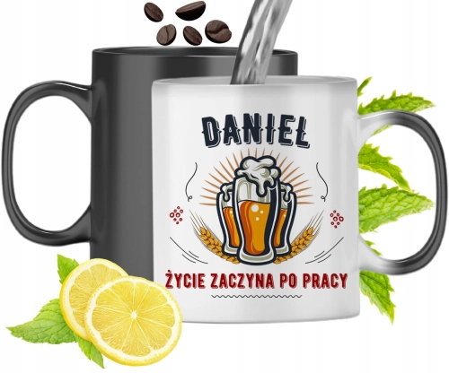 Kubek Magiczny Dla Daniela Zmieniający Kolor Z Nadrukiem Ze Zdjęciem