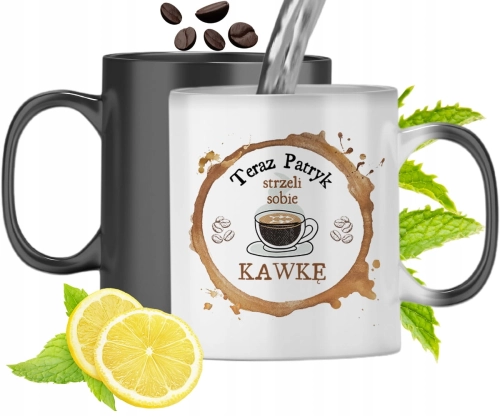 Kubek Magiczny Dla Patryka Zmieniający Kolor Z Nadrukiem Ze Zdjęciem