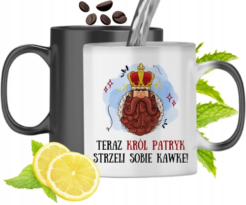 Kubek Magiczny Dla Patryka Zmieniający Kolor Z Nadrukiem Ze Zdjęciem