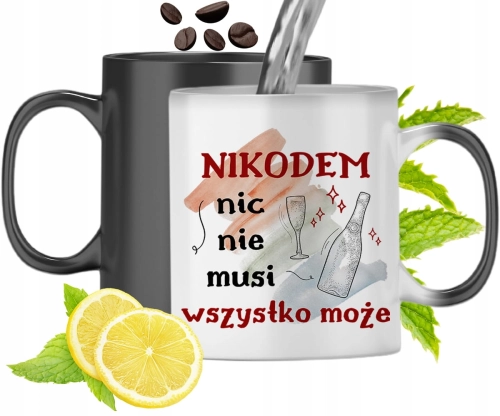 Kubek Magiczny Dla Nikodema Zmieniający Kolor Z Nadrukiem Ze Zdjęciem