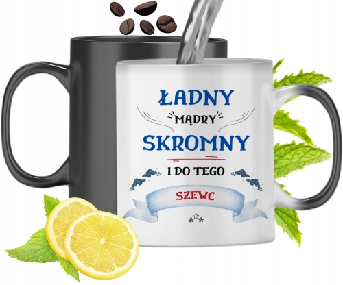 Kubek Magiczny Dla Szewca Zmieniający Kolor Z Nadrukiem Ze Zdjęciem