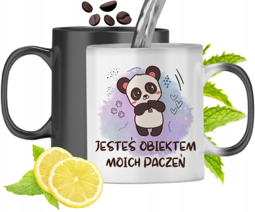 Kubek Magiczny Z Misiem Miś Zmieniający Kolor Z Nadrukiem Ze Zdjęciem