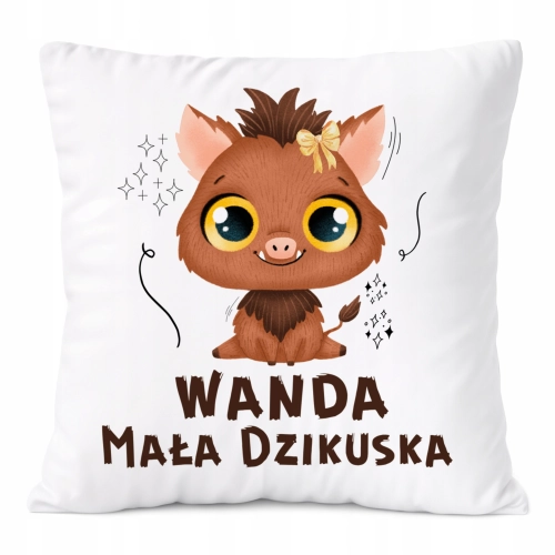 Poduszka Prezent Dla Wandy Córki Dziecka z Nadrukiem ze Zdjęciem