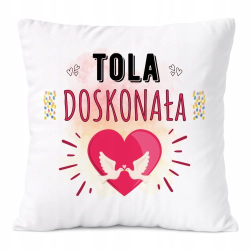 Poduszka Prezent Dla Toli Córki Dziecka z Nadrukiem ze Zdjęciem