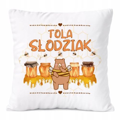 Poduszka Prezent Dla Toli Córki Dziecka z Nadrukiem ze Zdjęciem