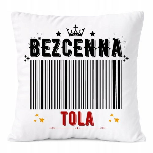 Poduszka Prezent Dla Toli Córki Dziecka z Nadrukiem ze Zdjęciem
