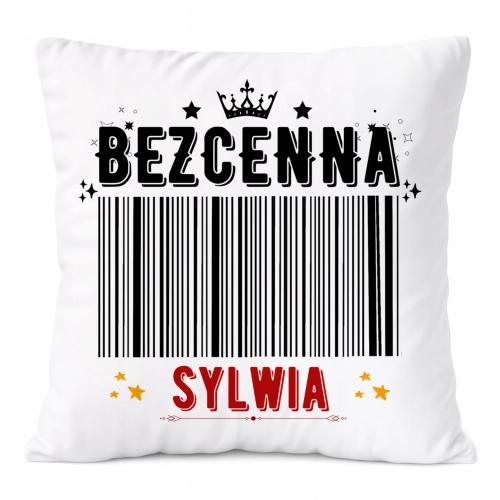 Poduszka Prezent Dla Sylwii Córki Dziecka z Nadrukiem ze Zdjęciem