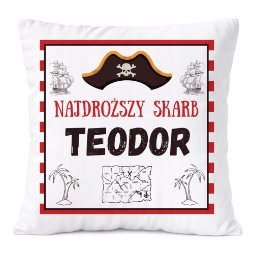 Poduszka Prezent Dla Teodora Syna Dziecka z Nadrukiem ze Zdjęciem