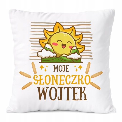 Poduszka Prezent Dla Wojtka Syna Dziecka z Nadrukiem ze Zdjęciem