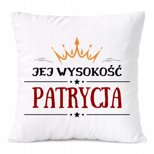 Poduszka Prezent Dla Patrycji Córki Dziecka z Nadrukiem ze Zdjęciem