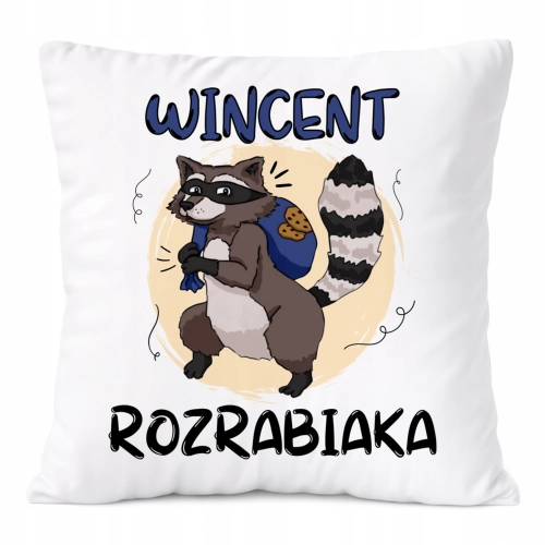 Poduszka Prezent Dla Wincenta Syna Dziecka z Nadrukiem ze Zdjęciem