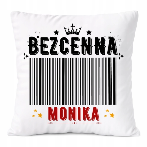 Poduszka Prezent Dla Moniki Córki Dziecka z Nadrukiem ze Zdjęciem