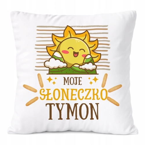 Poduszka Prezent Dla Tymona Syna Dziecka z Nadrukiem ze Zdjęciem