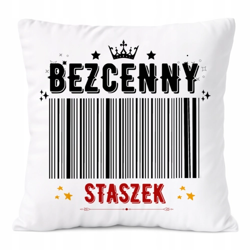 Poduszka Prezent Dla Staszka Syna Dziecka z Nadrukiem ze Zdjęciem