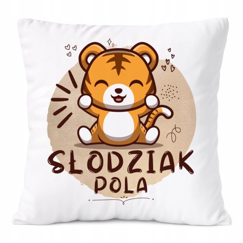 Poduszka Prezent Dla Poli Córki Dziecka z Nadrukiem ze Zdjęciem