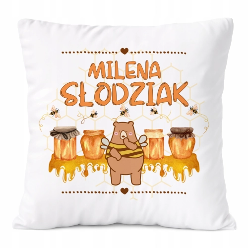 Poduszka Prezent Dla Mileny Córki Dziecka z Nadrukiem ze Zdjęciem