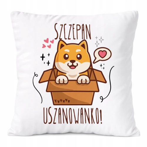 Poduszka Prezent Dla Szczepana Syna Dziecka z Nadrukiem ze Zdjęciem
