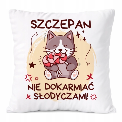 Poduszka Prezent Dla Szczepana Syna Dziecka z Nadrukiem ze Zdjęciem