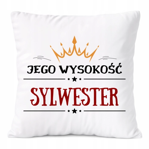 Poduszka Prezent Dla Sylwestra Syna Dziecka z Nadrukiem ze Zdjęciem