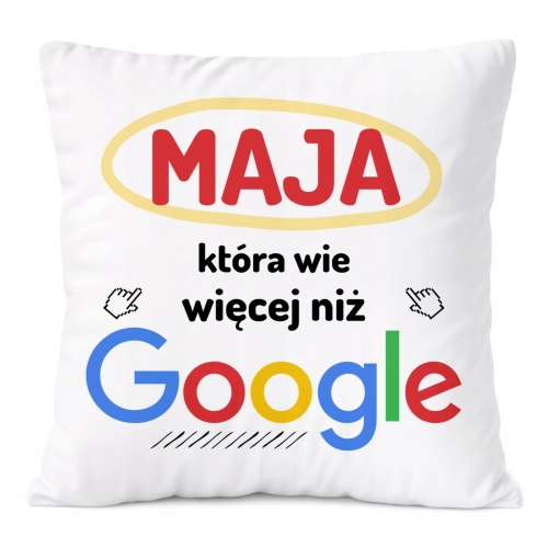 Poduszka Prezent Dla Mai Córki Dziecka z Nadrukiem ze Zdjęciem
