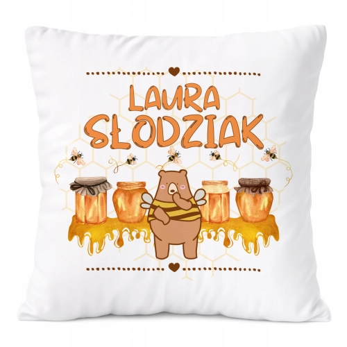 Poduszka Prezent Dla Laury Córki Dziecka z Nadrukiem ze Zdjęciem