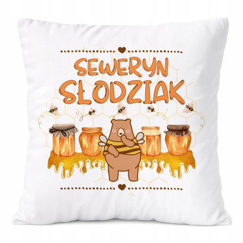 Poduszka Prezent Dla Seweryna Syna Dziecka z Nadrukiem ze Zdjęciem