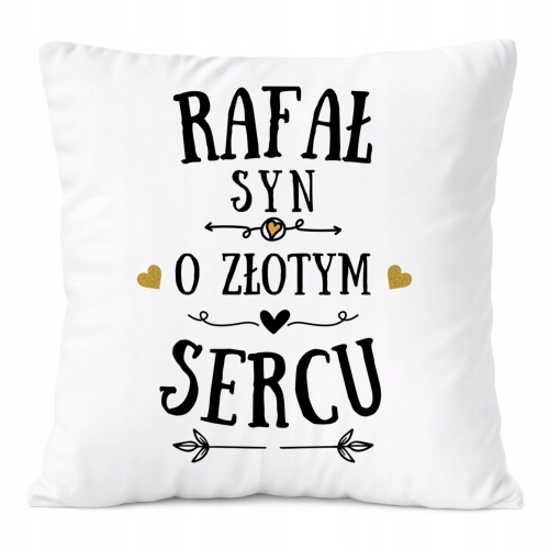 Poduszka Prezent Dla Rafała Syna Dziecka z Nadrukiem ze Zdjęciem