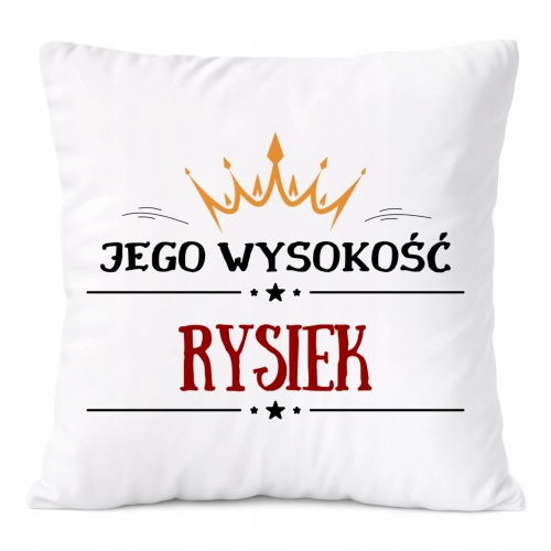 Poduszka Prezent Dla Ryśka Syna Dziecka z Nadrukiem ze Zdjęciem
