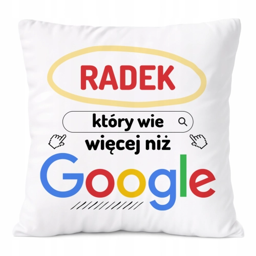 Poduszka Prezent Dla Radka Syna Dziecka z Nadrukiem ze Zdjęciem