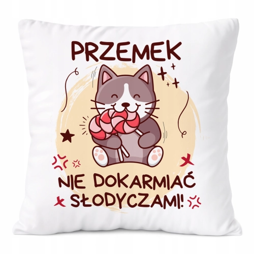 Poduszka Prezent Dla Przemka Syna Dziecka z Nadrukiem ze Zdjęciem