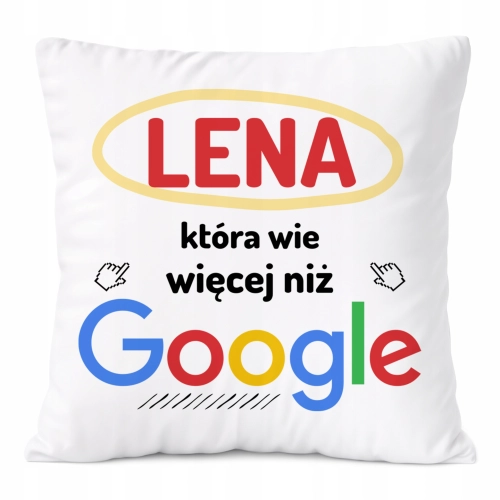 Poduszka Prezent Dla Leny Córki Dziecka z Nadrukiem ze Zdjęciem