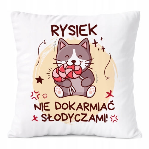 Poduszka Prezent Dla Ryśka Syna Dziecka z Nadrukiem ze Zdjęciem