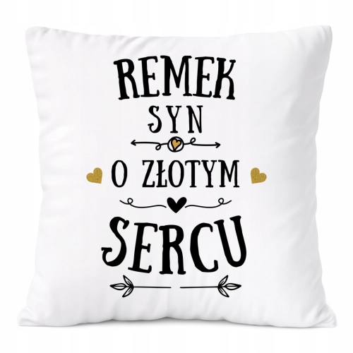 Poduszka Prezent Dla Remka Syna Dziecka z Nadrukiem ze Zdjęciem