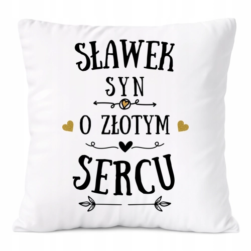 Poduszka Prezent Dla Sławka Syna Dziecka z Nadrukiem ze Zdjęciem