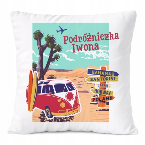 Poduszka Prezent Dla Iwony Córki Dziecka z Nadrukiem ze Zdjęciem