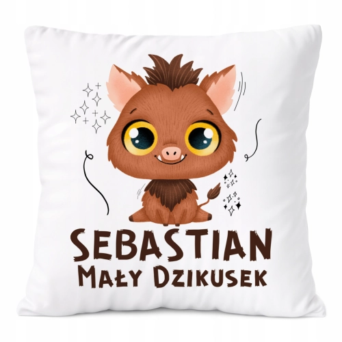 Poduszka Prezent Dla Sebastiana Syna Dziecka z Nadrukiem ze Zdjęciem
