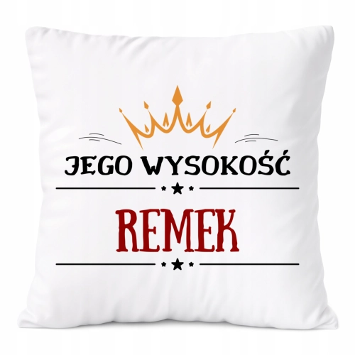 Poduszka Prezent Dla Remka Syna Dziecka z Nadrukiem ze Zdjęciem