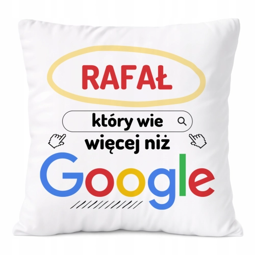 Poduszka Prezent Dla Rafała Syna Dziecka z Nadrukiem ze Zdjęciem