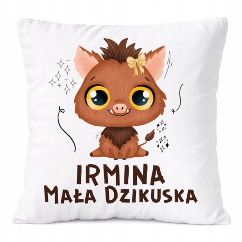 Poduszka Prezent Dla Irminy Córki Dziecka z Nadrukiem ze Zdjęciem