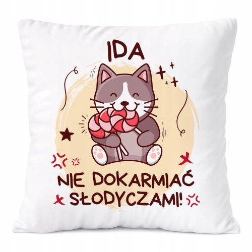 Poduszka Prezent Dla Idy Córki Dziecka z Nadrukiem ze Zdjęciem