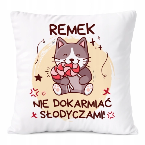 Poduszka Prezent Dla Remka Syna Dziecka z Nadrukiem ze Zdjęciem