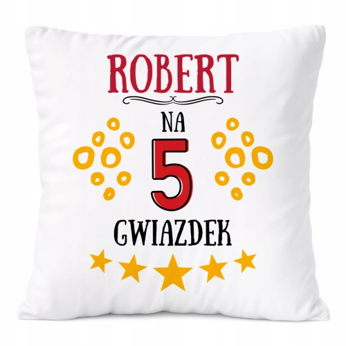 Poduszka Prezent Dla Roberta Syna Dziecka z Nadrukiem ze Zdjęciem