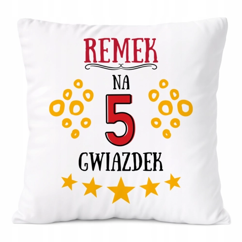 Poduszka Prezent Dla Remka Syna Dziecka z Nadrukiem ze Zdjęciem