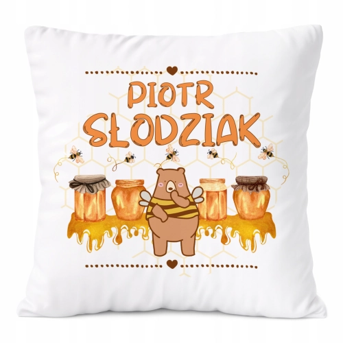 Poduszka Prezent Dla Piotra Syna Dziecka z Nadrukiem ze Zdjęciem
