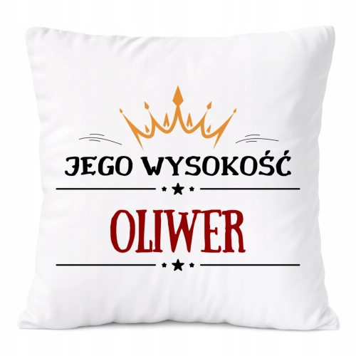 Poduszka Prezent Dla Oliwera Syna Dziecka z Nadrukiem ze Zdjęciem