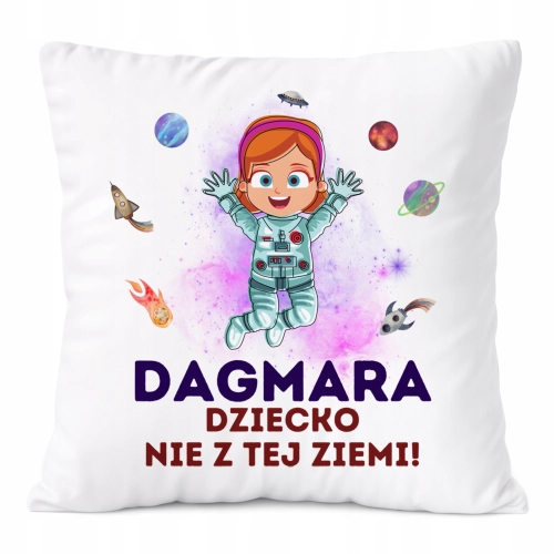 Poduszka Prezent Dla Dagmary Córki Dziecka z Nadrukiem ze Zdjęciem