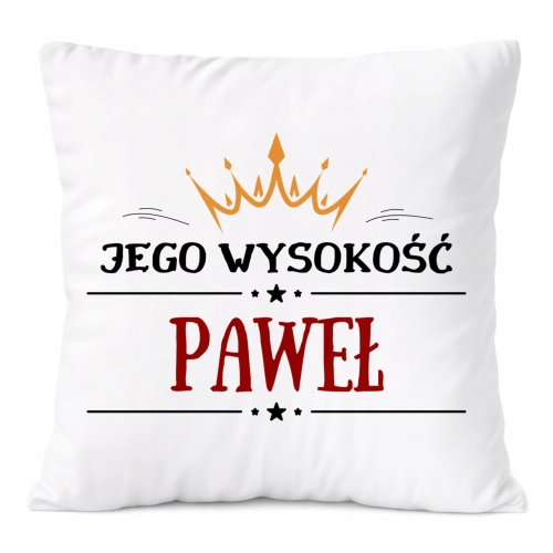 Poduszka Prezent Dla Pawła Syna Dziecka z Nadrukiem ze Zdjęciem